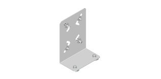 Staffa universale 220x160x3 mm per box connessioni