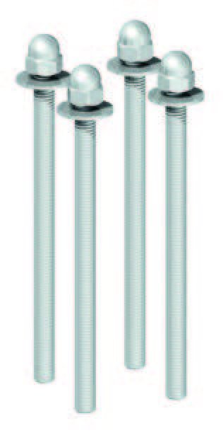 Set tiranti inox aisi 304 per ancoraggi chimici -