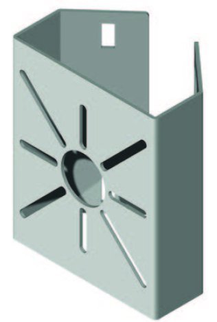 Staffa telecamera per pali Ø 60 ÷ 280 mm (con fa