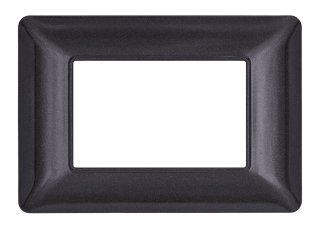 Placca tecnopol. t3 m8003-10 3p nero bistrÒ