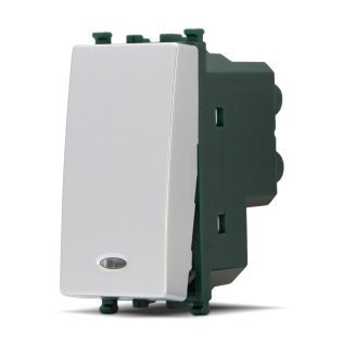 Invertitore spia (16a-250v) t2 664a alluminio