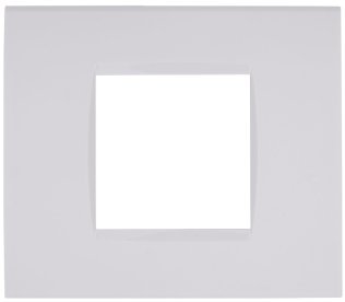 Placca tecnopol. art 8002-01 2p bianco