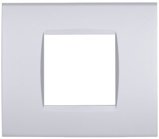 Placca tecnopol. t1 8002-09 2p silver