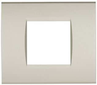 Placca tecnopol. art 8002-11 2p champagne