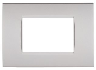 Placca tecnopol. art 8003-04 3p grigio chiaro