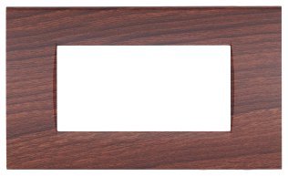 Placca tecnopol. art 8004-03 4p ciliegio