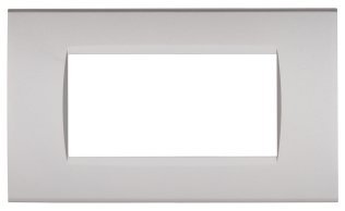 Placca tecnopol. art 8004-04 4p grigio chiaro