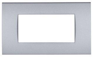 Placca tecnopol. art 8004-08 4p grigio scuro