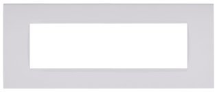 Placca tecnopol. art 8007-01 7p bianco