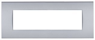 Placca tecnopol. art 8007-08 7p grigio scuro