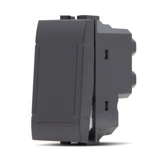 Invertitore unipolare (16a-250v) art 804n nero -