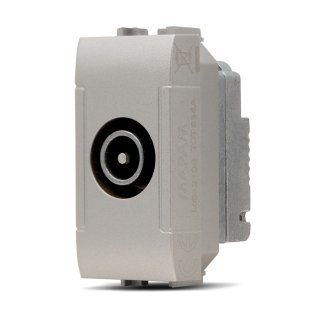 Presa tv passante art 834a alluminio