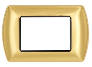 Placca metallo t1 8803-03 3p oro