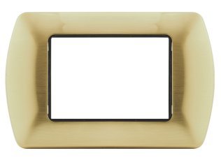 Placca metallo t1 8803-06 3p oro spazz.