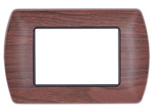 Placca metallo t1 8803-12 3p ciliegio