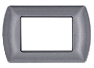 Placca metallo t1 8803-26 3p antracite