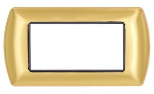 Placca metallo t1 8804-03 4p oro