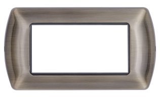 Placca metallo art 8804-09 4p bronzo