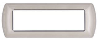 Placca metallo t1 8807-08 7p champagne