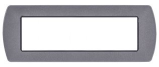 Placca metallo t1 8807-30 7p antracite