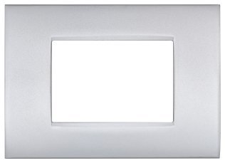 Placca metallo t4 cbm7003-3 3p silver