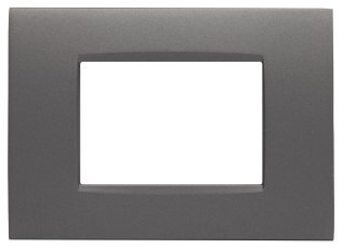 Placca metallo t4 cbm7003-5 3p antracite