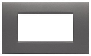 Placca metallo t4 cbm7004-5 4p antracite