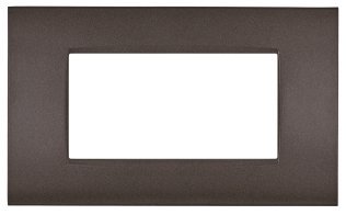 Placca metallo t4 cbm7004-8 4p testa di moro