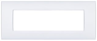 Placca metallo cbm7007-1 vip 7p bianco