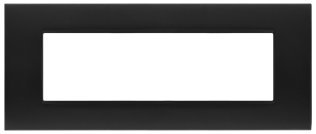 Placca metallo cbm7007-2 vip 7p nero