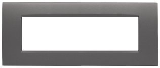 Placca metallo t4 cbm7007-5 7p antracite