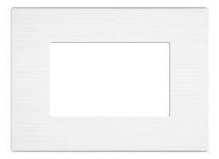 Placca tecnopol. spazz. m5003sl-1 joy 3p bianco