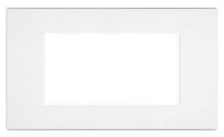 Placca tecnopol. spazz. 8004sl-1 art 4p bianco