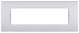 Placca tecnopol. art 8007-09 7p silver