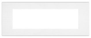 Placca tecnopol. spazz. 8007sl-1 art 7p bianco