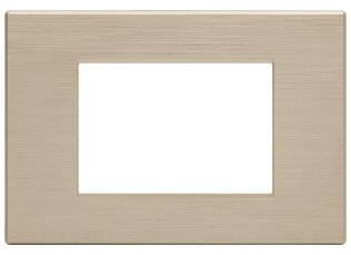 Placca tecnopol. spazz. m6003sl-13 gem 3p champagn