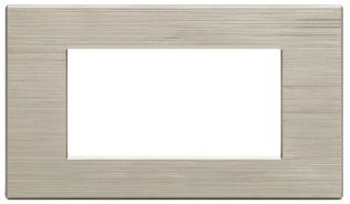 Placca tecnopol. spazz. m6004sl-4 gem 4p sabbia