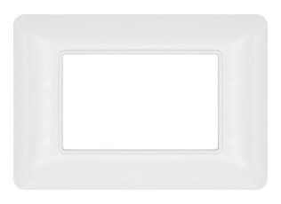 Placca tecnopol. joy m8003-01 3p bianco