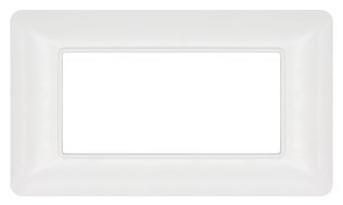 Placca tecnopol. t3 m8004-01 4p bianco