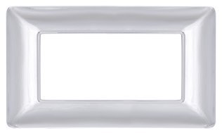 Placca tecnopol. t3 m8004-04 4p cromo