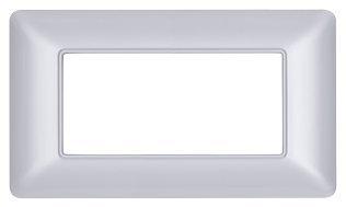 Placca tecnopol. t3 m8004-05 4p argento