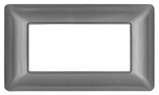 Placca tecnopol. t3 m8004-11 4p grigio scuro