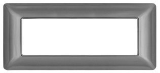 Placca tecnopol. t3 m8007-11 6p grigio scuro