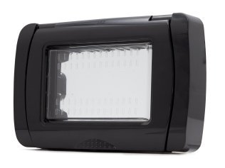 Placca idrobox ip55 t2 s6003n 3p nero