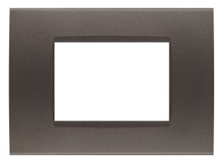 Placca soft-touch art-t1 3p 8003st-4 testa di moro