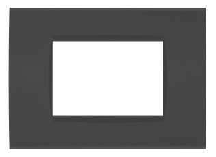 Placca soft-touch art-t1 3p 8003st-6 antracite