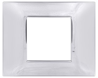 Placca tecnopol. t2 6002-6 2p cromo