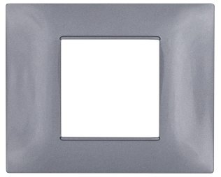 Placca tecnopol. t2 6002-08 2p grigioscuro