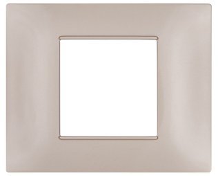 Placca tecnopol. t2 6002-13 2p champagne