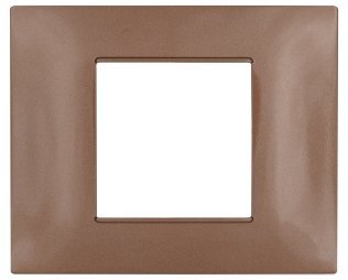 Placca tecnopol. t2 6002-14 2p rame